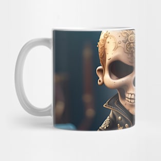 Skull Pirate Bobblehead Mug